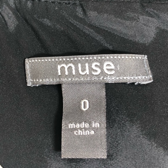 Muse Checkered 3 in 1 Peplum Sheath Dress Sleeveless Black Ivory Sz 0 - Picture 13 of 14